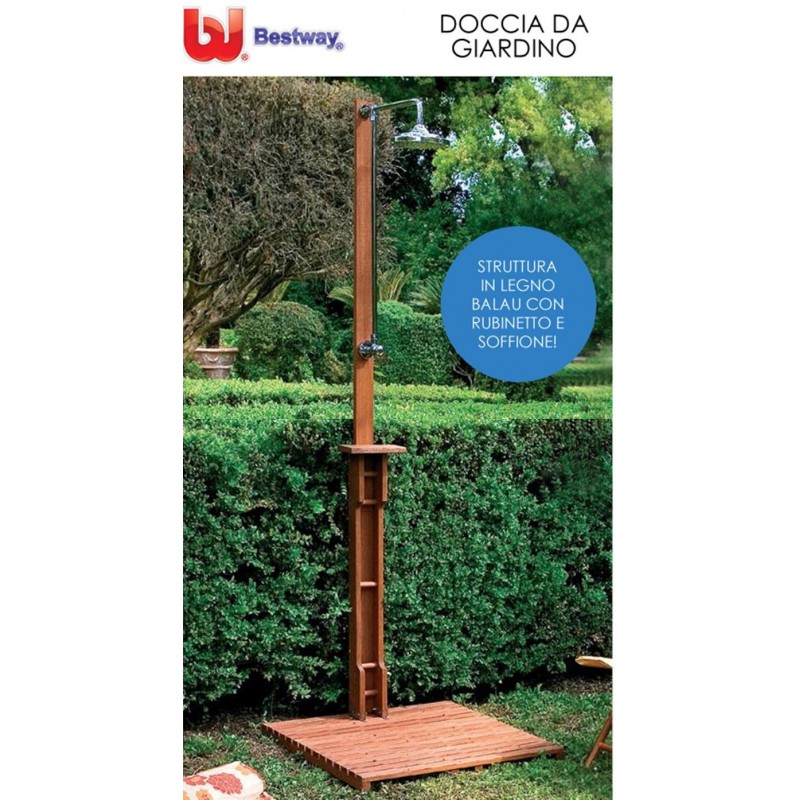 Pedana Per Doccia Esterna.Doccia Da Esterno Caraibi Per Piscina Da Giardino Pedana 70x70cm